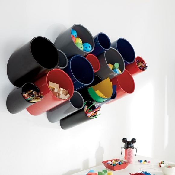 Ethan Allen | Disney Small Wow Wall Organizer, Set of Two, Minnie pink - Picture 1 of 3